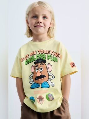 NWT Zara x Disney Toy Story Mr. Potato Head 30th Anniversary Shirt